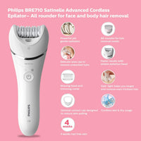 Philips Powerful Epilator Gentle To The Skin 5 Accessories