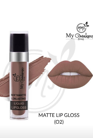 My Makeup Story Soft Matte Long Lasting Liquid Lipgloss LL02 5ml