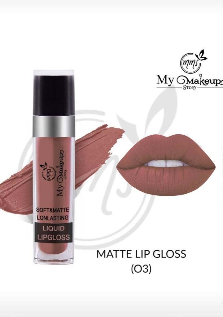 My Makeup Story Soft Matte Long Lasting Liquid Lipgloss LL03 5ml