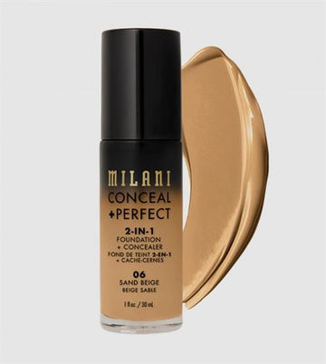 Milani Conceal+Perfect 2 In 1 Foundation+Concealer 06 Sand Beige 30ml
