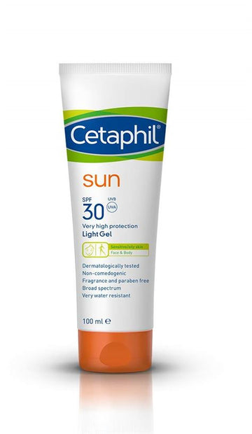 Cetaphil sun spf30 very high protection light gel 100ml