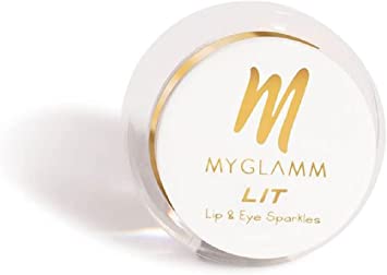 My Glam LIT Lip &amp; Eye Sparkle (Kween), 1.1 g, Lavender Shade - Cruelty Free