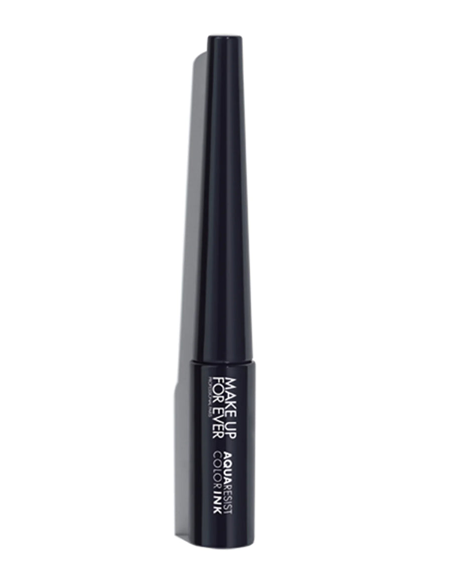 MAKE UP FOR EVER AQUARESIST COLORINK 24H WATERPROOF EYELINER LIQUIDE HAUTE INTENSITE 2ML ( 01 MATTE CHARCOAL )