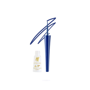 MyGlamm LIT Glossy Liquid Eyeliner - 03 Blue Birthday