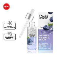 Faces Canada Youthful Radiance Serum Blueberry Ceramides & AHA Firm, Youthful, Skin 27ml