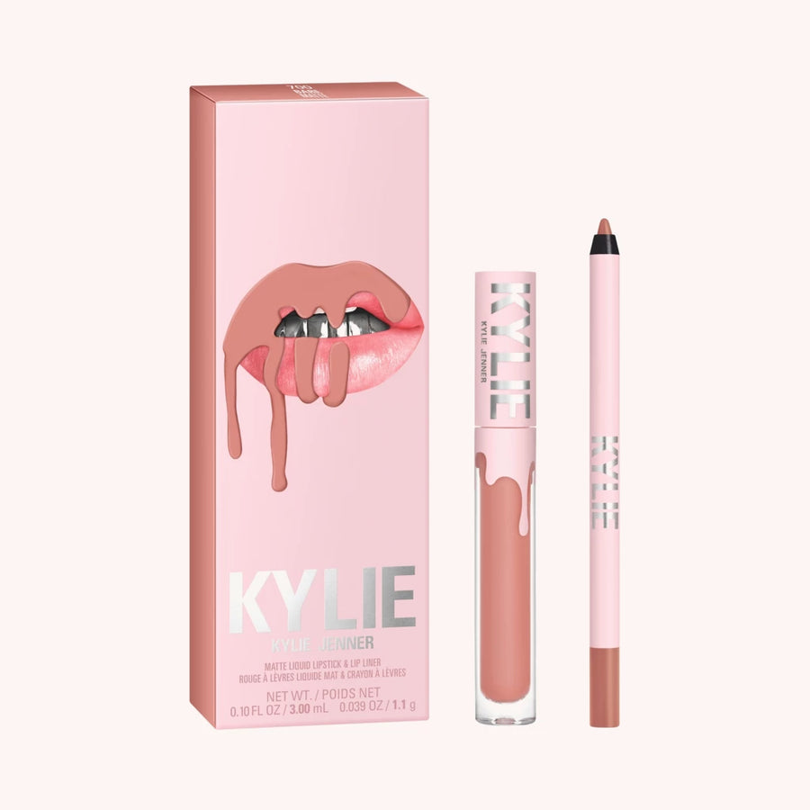 KYLIE BY KYLIE Jenner Matte Liquid Lipstick & Lip Liner ( 700 Bare Matte ) 3ml