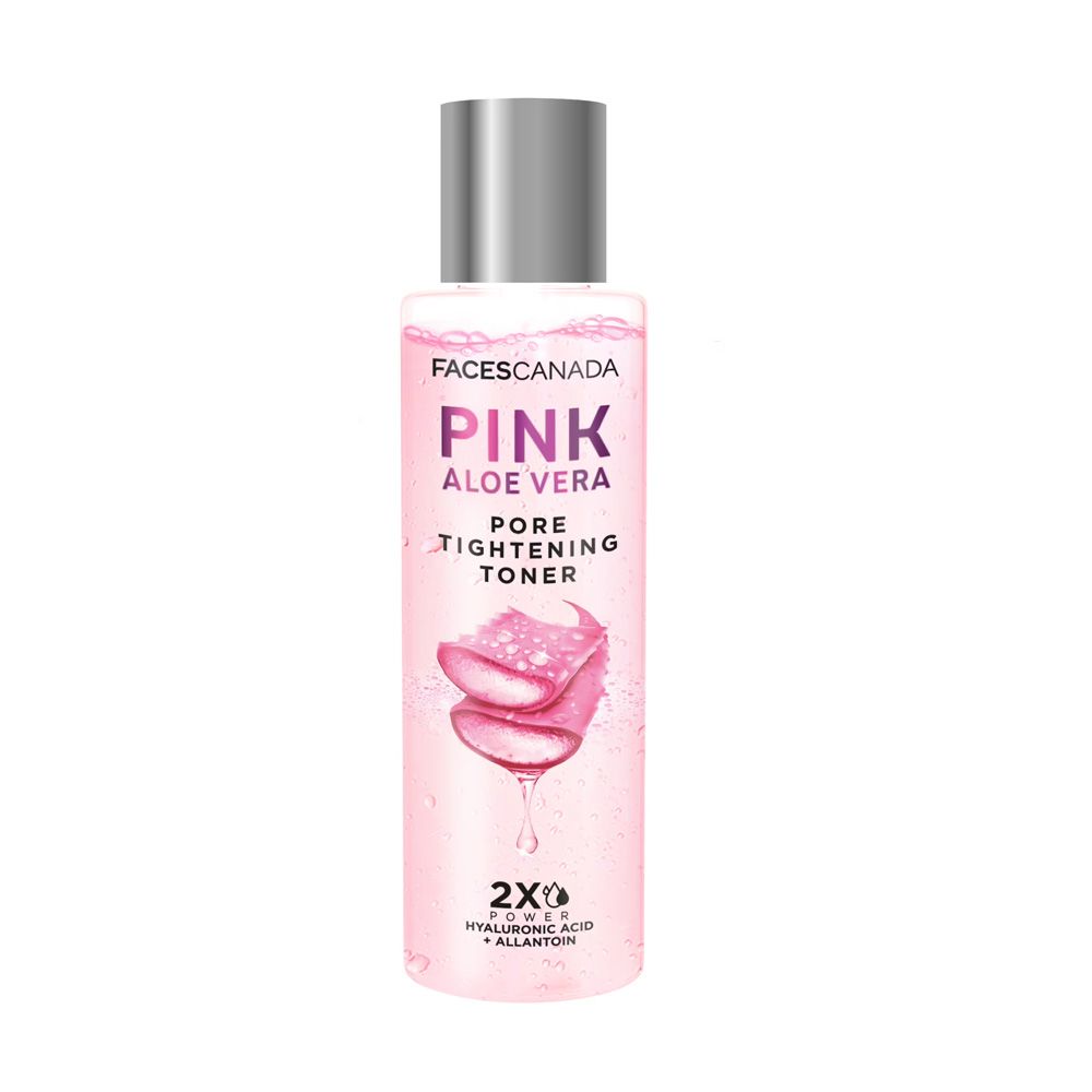 Faces Canada Pink Aloe Vera Pore Tightening Toner (100ml)