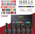 SHILLS PROFESSIONAl TRUTTI FRUTTI 65PCS GEL POLISH 5PCS FREE ( VAGAD )