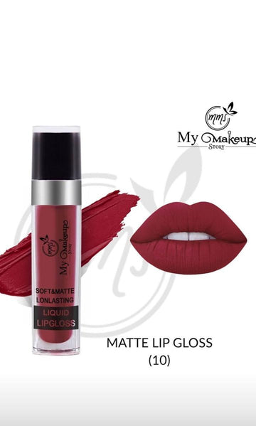 My Makeup Story Soft Matte Long Lasting Liquid Lipgloss LL10 5ml