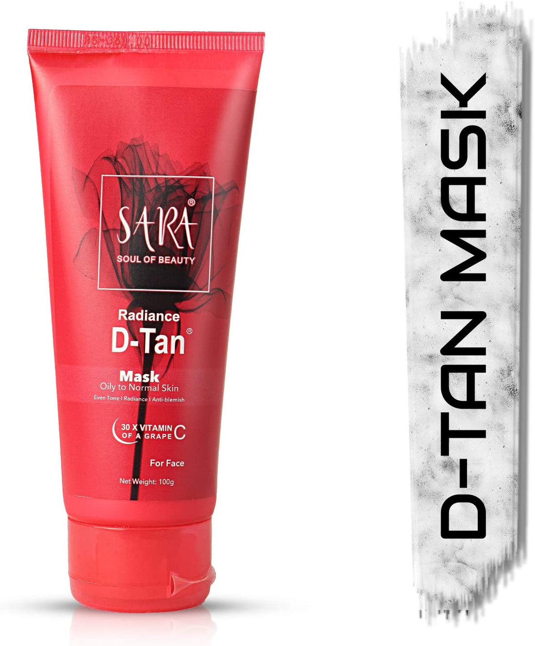 Sara Soul Of Beauty Radiance D Tan Mask Oily To Normal Skin 100g