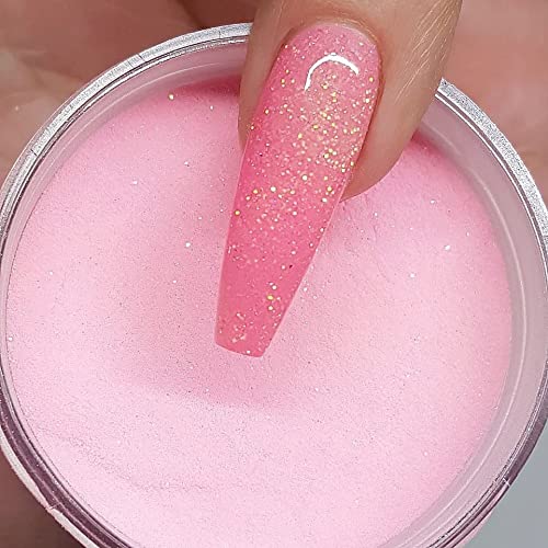 SHILLS PROFESSIONAL Acrylic Powder Crystal Nail Art Tips Builder Acrylic Nail Powder 30G Pink