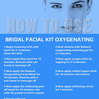 O3+ Professional Briadl Facial Kit Oxygenating Glow Skin Single Use