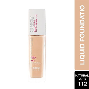 Maybelline Super Stay 30H Full Coverage Foundation 112 Natural Ivory