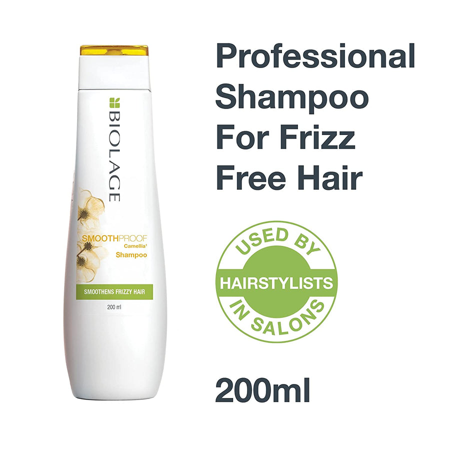 Matrix Biolage Smoothproof Camellia Shampoo - For Smoothness &amp; Frizzy Hair (200ml)