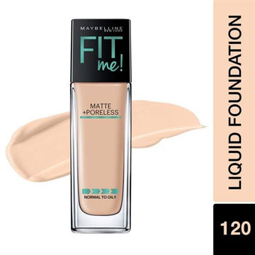 Maybelline Fit Me Matte Poreless Normal To Oily SPF 22 Foundation 120