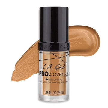 L.A. Girl PRO coverage long wear illuminating foundation GLM 645 Nude Beige 28ml