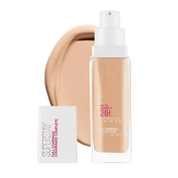 Maybelline Super Stay 24H Full Coverage Foundation 128 Warm Nude