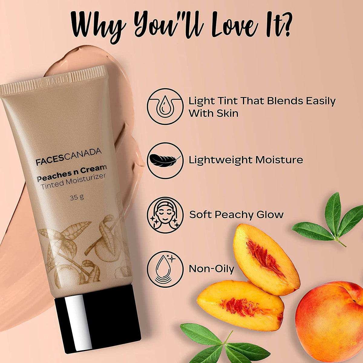 Faces Canada Peaches n Cream Tinted Moisturizer 35g