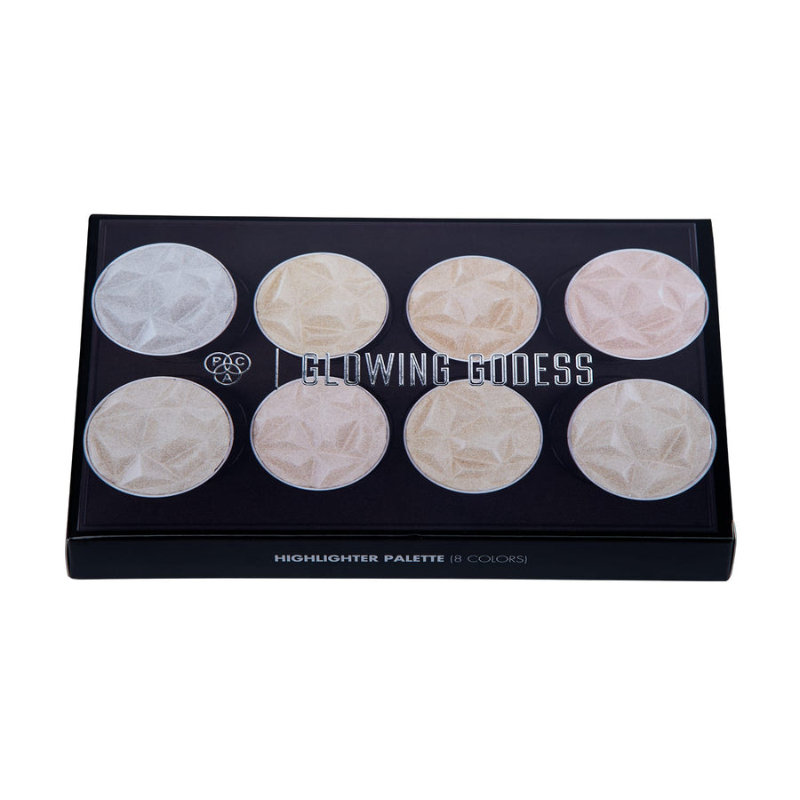 PAC Glowing Goddness Highlighter Palette 8 Color