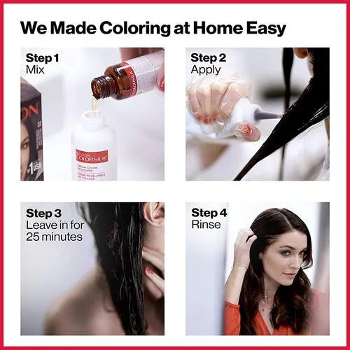 Revlon Colorsilk Hair Color - No Ammonia, With Keratin &amp; 3D Color Gel Technology, 155.61 g Black 1N