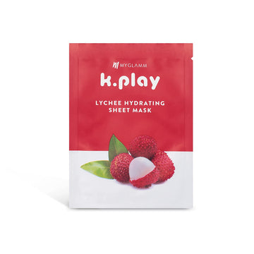 My Glamm K Play Lychee Hydrating Sheet Mask