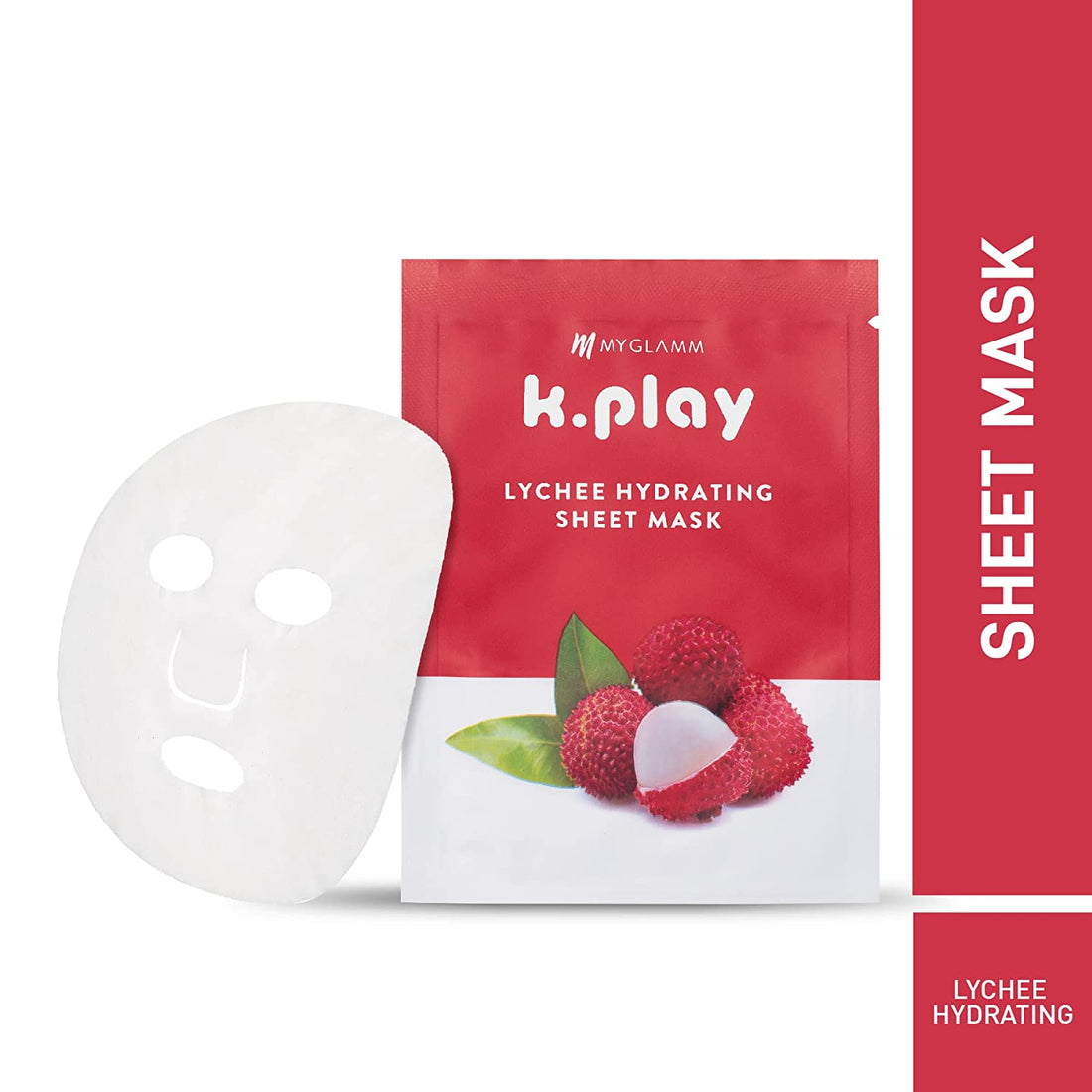 My Glamm K Play Lychee Hydrating Sheet Mask