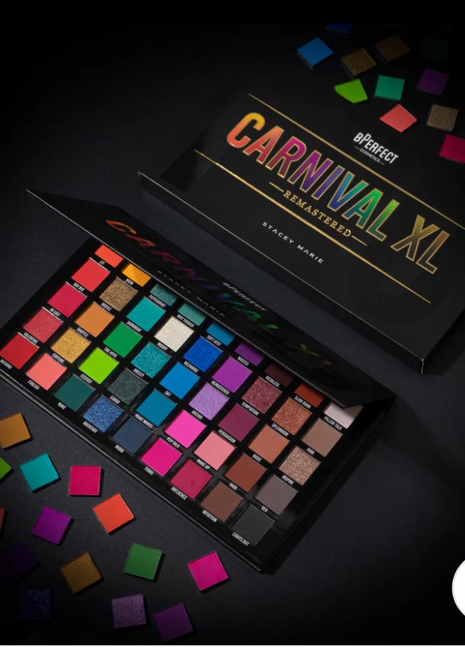 BPERFECT X STACEY MARIE Carnival XL remastered Pro Palette 67.5G