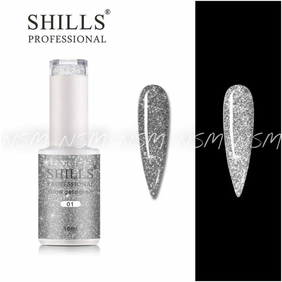 Shills Professional Reflective Gel Polish Silver 01(15ml