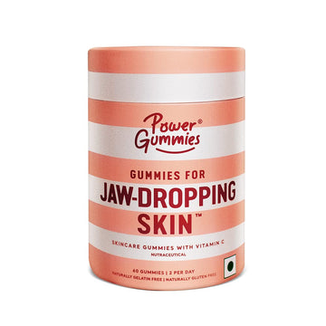 Power Gummies Jaw- Dropping Skin 60 Gummies 2 Per Day .