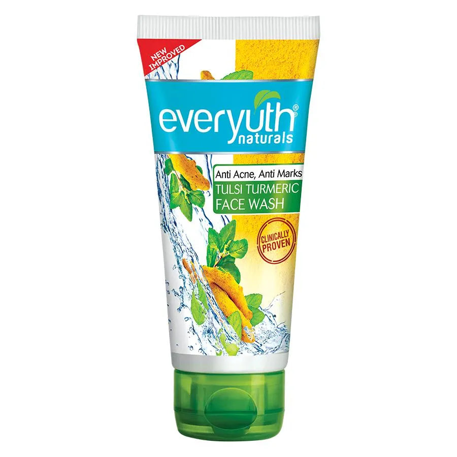 Everyuth Naturals Anti Acne Anti Marks Tulsi Turmeric Face Wash 50gm