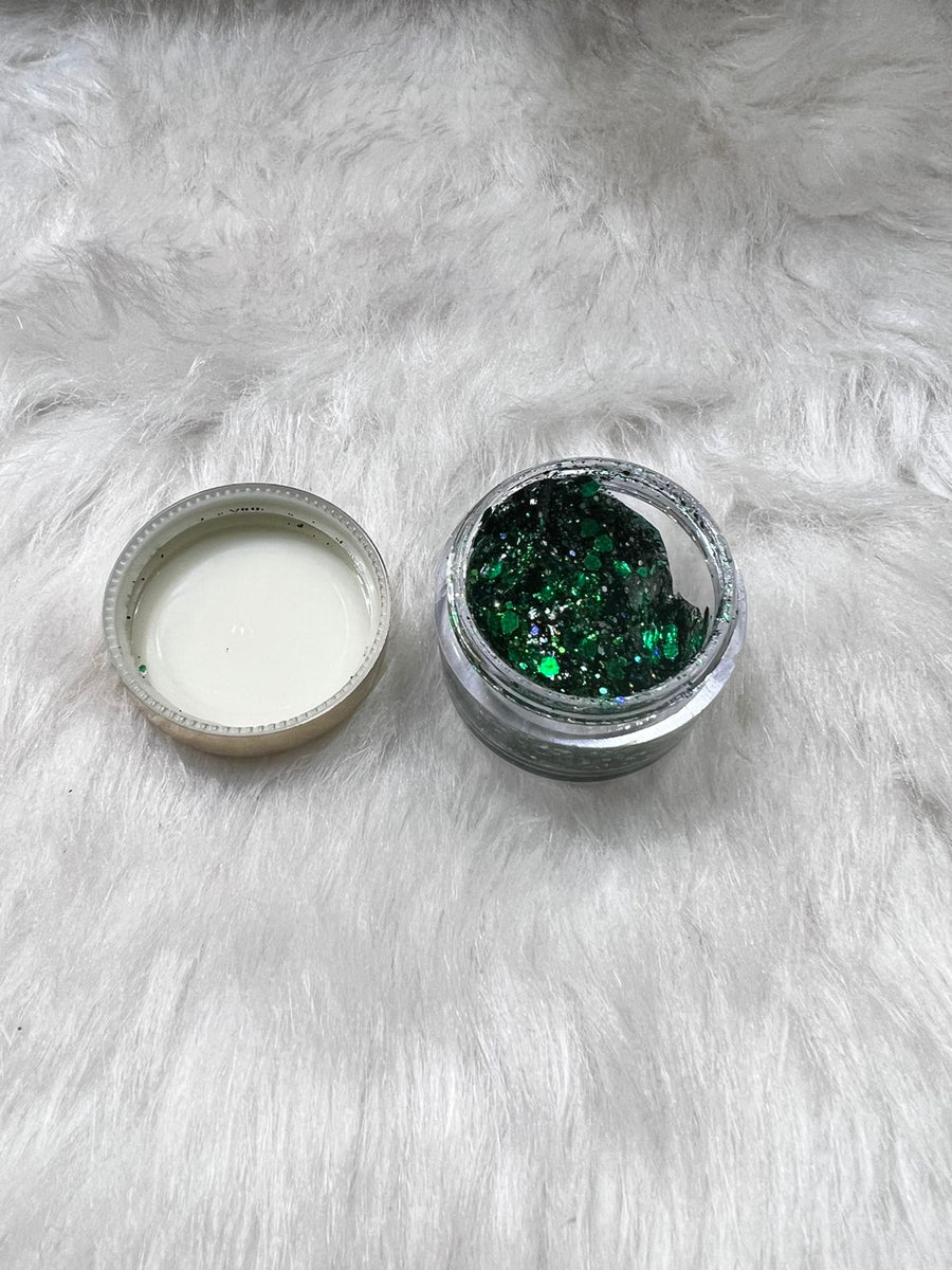 Gouri Cosmetics Hair Glitter 39. Lumirere Green