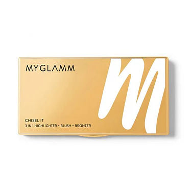 MYGLAMM Chisel It 3 In 1 Highlighter+Blush+Bronzer 12gm