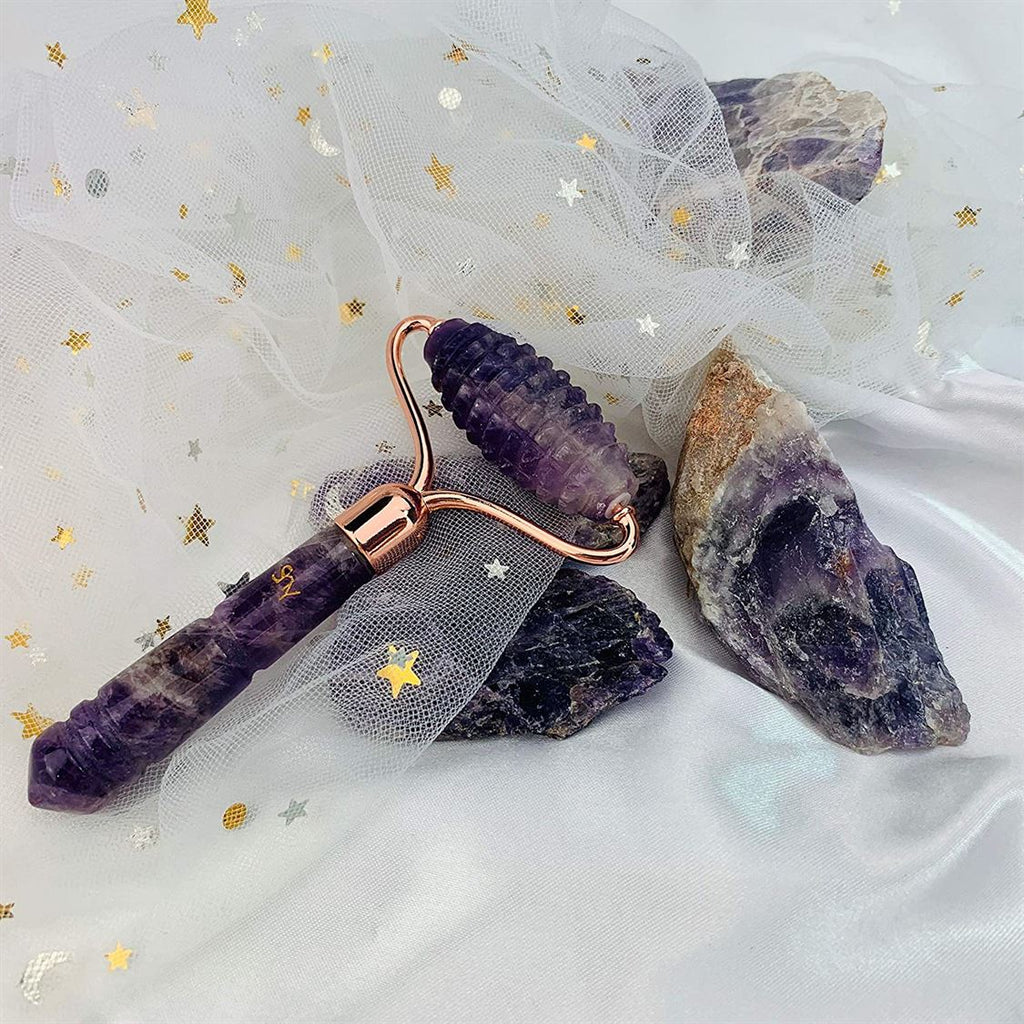 Skinn And You Amethyst Spiked Head Roller face roller