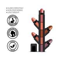 RENEE Fab 5 5-in-1 Nude Lipstick - Alluring Shades 7.5 g
