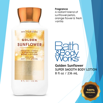 Bath &amp; Body Works Golden Sunflower 24 Hour Moisture Body Lotion 236ml