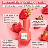 Glow Recipe Strawberry Smooth BHA+AHA Salicylic Serum 30ml