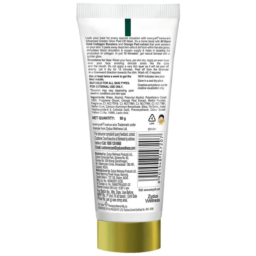 Everyuth Naturals Golden Glow Peel Off Mask 90gm