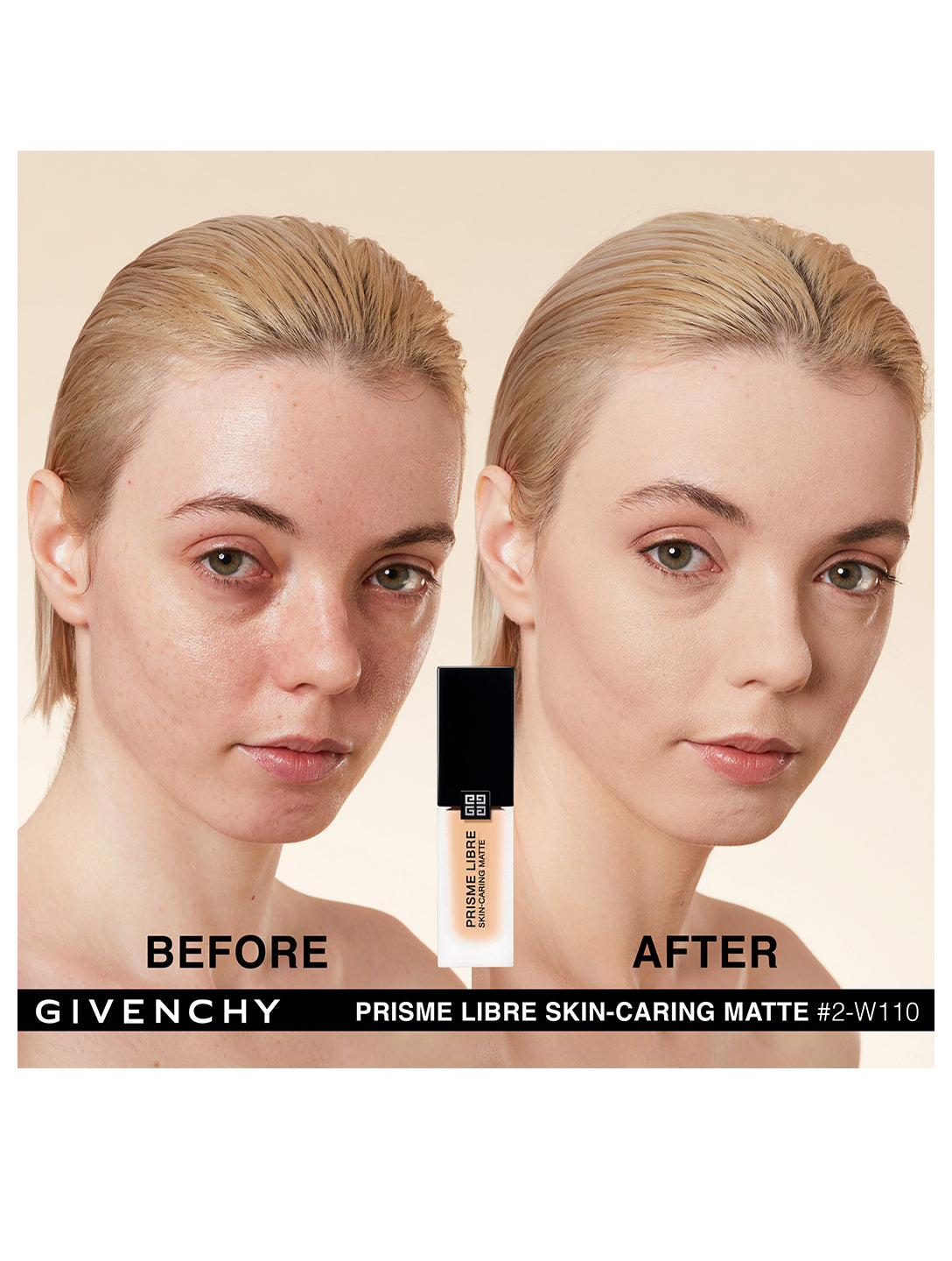 GIVENCHY Prisme Libre Skin-Caring Matte Foundation 2-W110 30ml