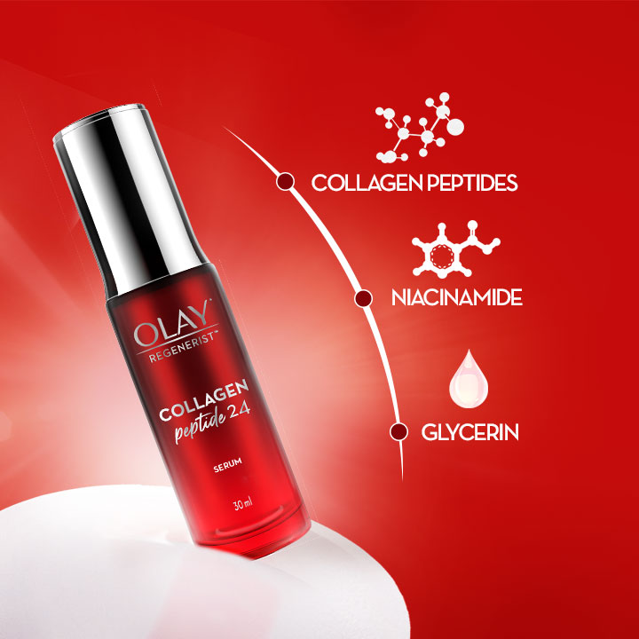 Olay Face Serum: Regenerist Collagen Peptide 24 Serum