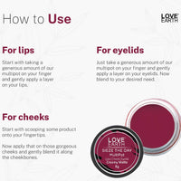 LOVE EARTH PINK FROM INSIDE MULTIPOT LIPS CHEEKS EYELID CREAMY MATTE 8G