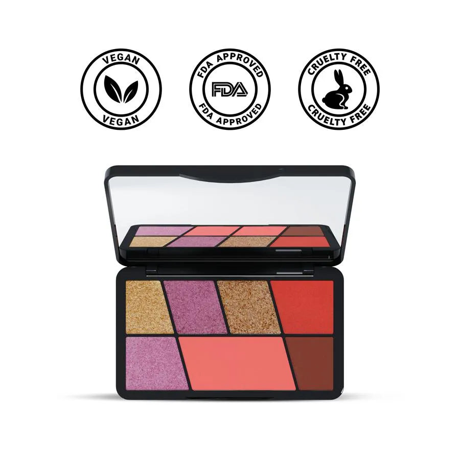 RENEE Naughty Hour Eyeshadow Palette - Easy Blend Silky Smooth Texture, High Colour Payoff 15 g
