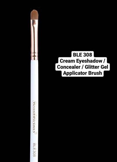 Beautilicious Cream Eye shadow Concealer Glitter Gel Applicator Brush BLE 308