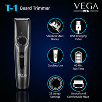 Vega Men T-1 Beard Trimmer VHTH-18