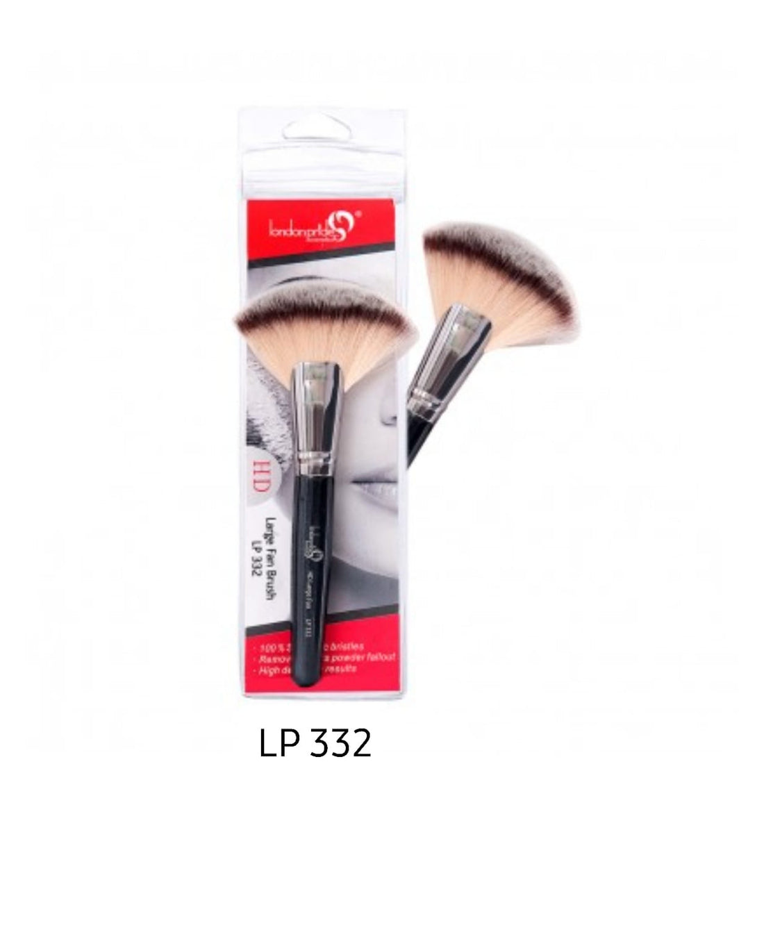 London Prime Cosmetics HD Large Fan Brush LP 332