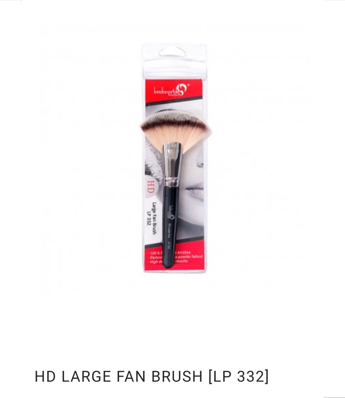 London Prime Cosmetics HD Large Fan Brush LP 332