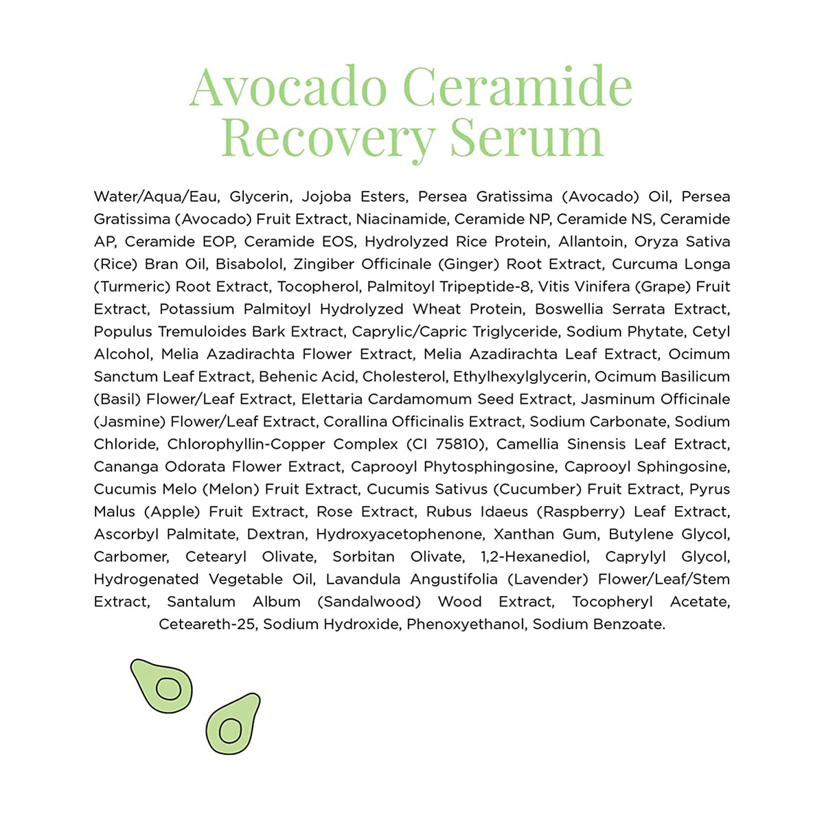 Glow Recipe Avocado Ceramide Recovery Serum 30ml