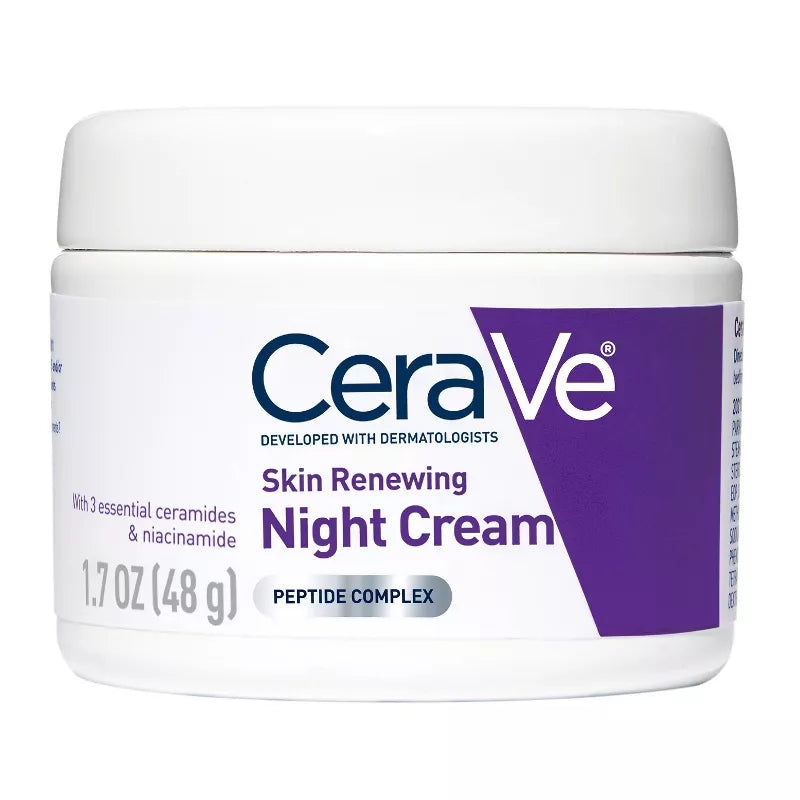 CeraVe Skin Renewing Night Cream Face Moisturizer ( 48gm )