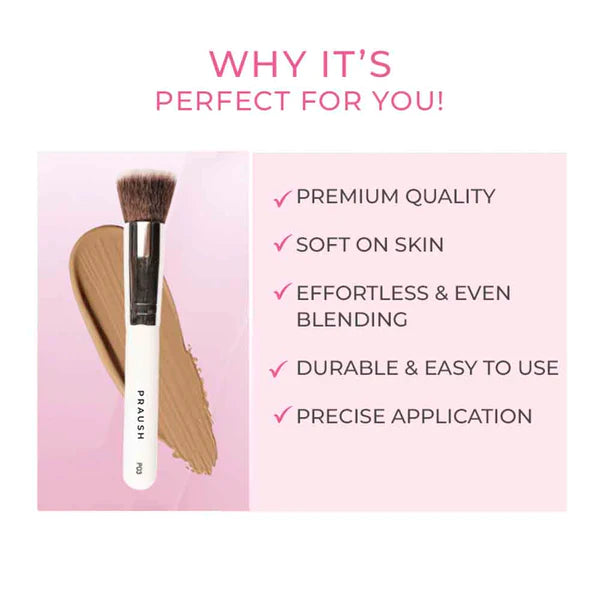 PRAUSH PROFESSIONAL FLAT TOP FOUNDATION KABUKI BRUSH P03