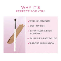 PRAUSH PROFESSIONAL FLAT TOP CONCEALER BRUSH P21