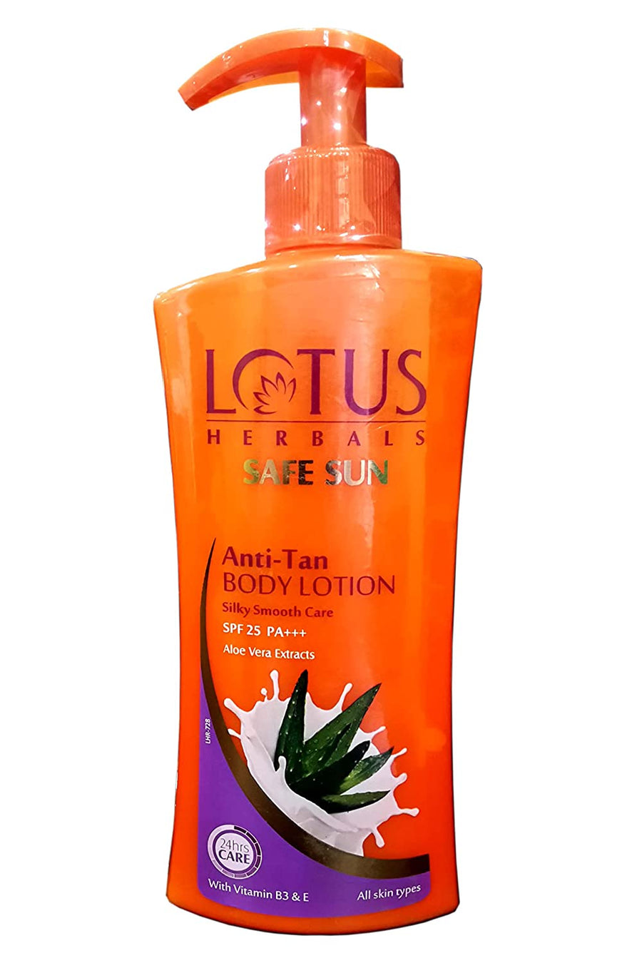 Lotus Safe Sun Anti Tan Body Lotion SPF 25 PA+++ With Aloe Extracts Suitable For All Skin Types, 250ml